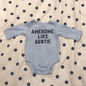 Boys long sleeve onesie